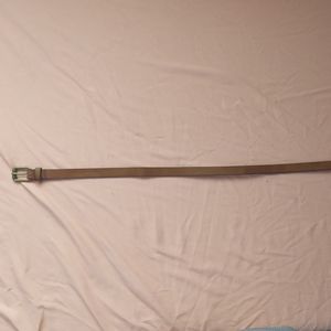 Thin brown belt